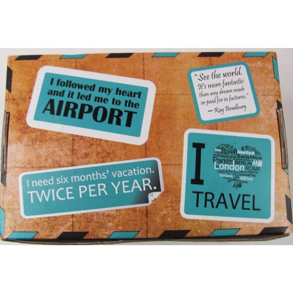 Memory Foam Comfy Travel Pillow for Airplanes & Car Rides Gray - Picture 4 of 4